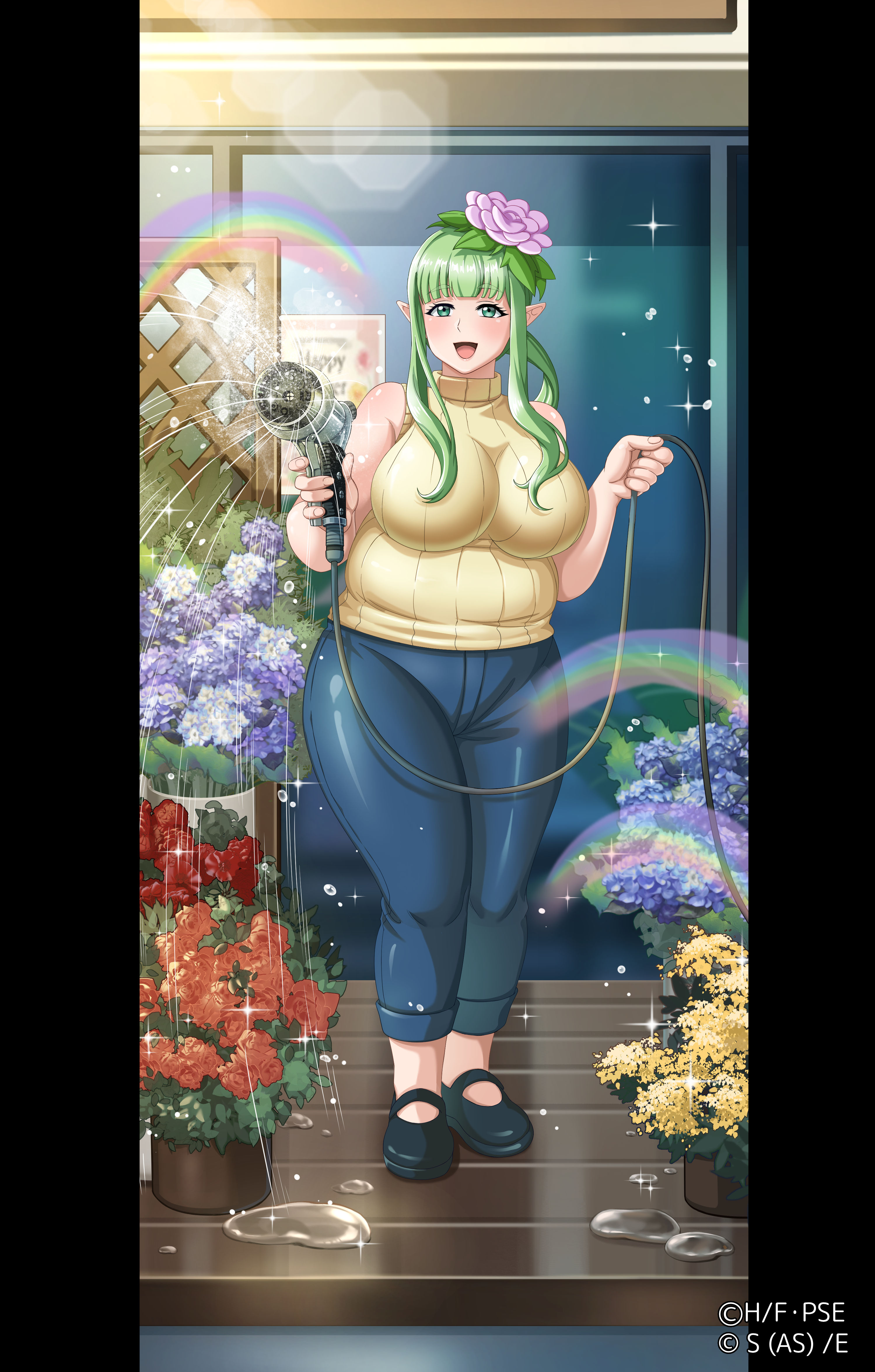 The largest heavyweight Heroine in history appears! 'Peter Grill and the Philosopher's Time - Defender of Virtue 2' × TV anime 'Plus-Sized Elf.' Collab Event announced!-img-2