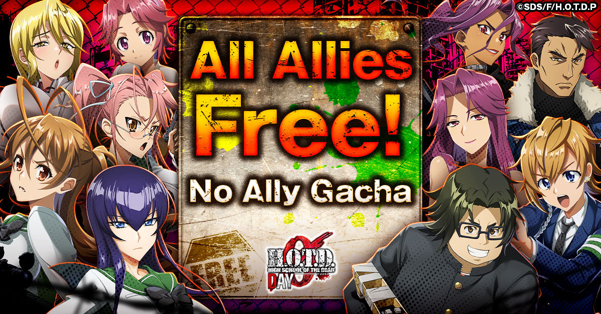 HIGHSCHOOL OF THE DEAD DAY 0_Charactor